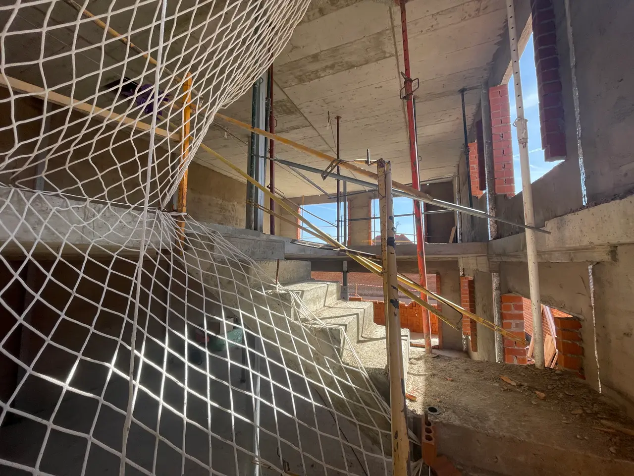 Viviendas pareadas con piscina: estructura